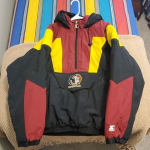 Vintage FSU Starter pullover jacket